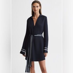 FEYA STRIPE DETAIL MINI DRESS